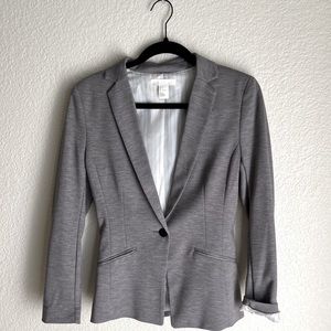 H&M Women's Light grey blazer size small